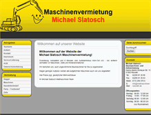 Tablet Screenshot of maschinenvermietung-slatosch.de